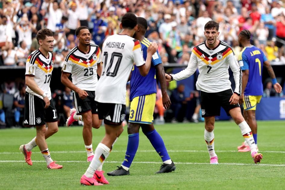 The German national team achieves a landslide victory in the opening of the 2026 World Cup